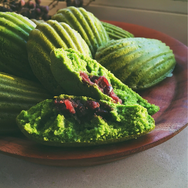 抹茶红豆玛德琳