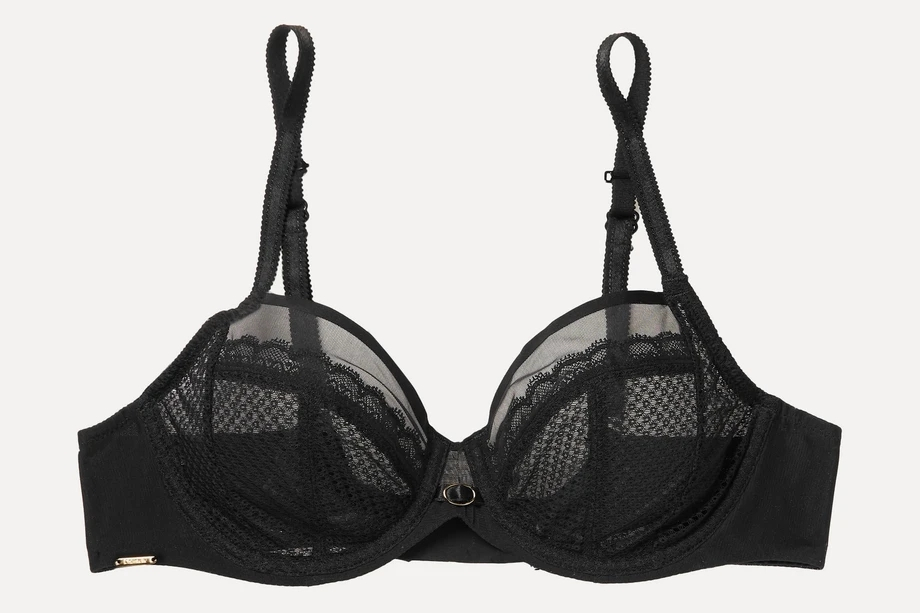 parisian allure多种穿法弹力绢网蕾丝带钢圈文胸