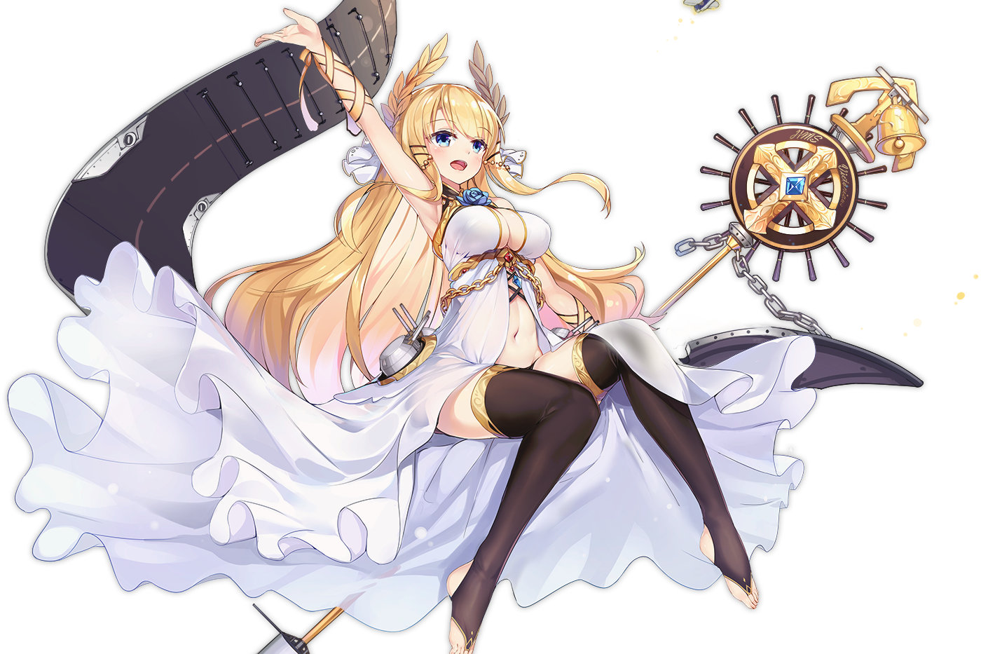  /p> p>胜利是一名皇家阵营的超稀有级航母舰娘,原型为英国海军光辉级