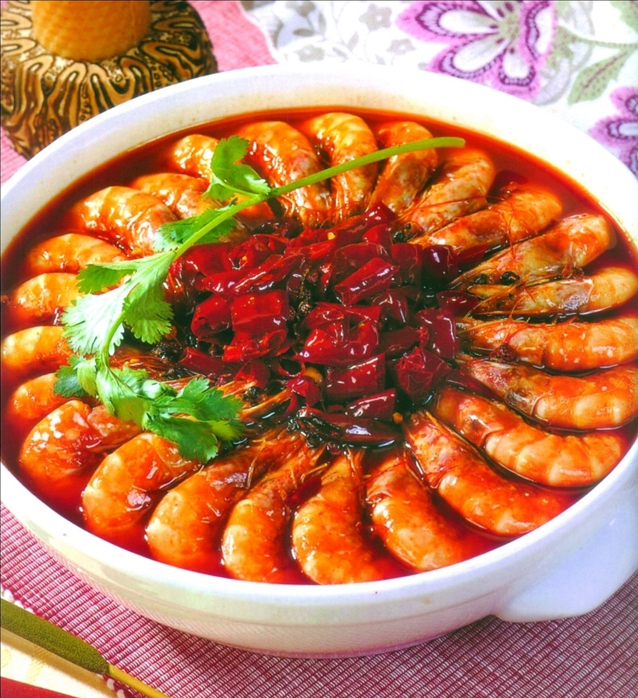 香辣盆虾