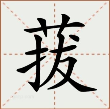  /sup>读作菝(bá),〔 a target="_blank" href="/item/菝葜/1811941"