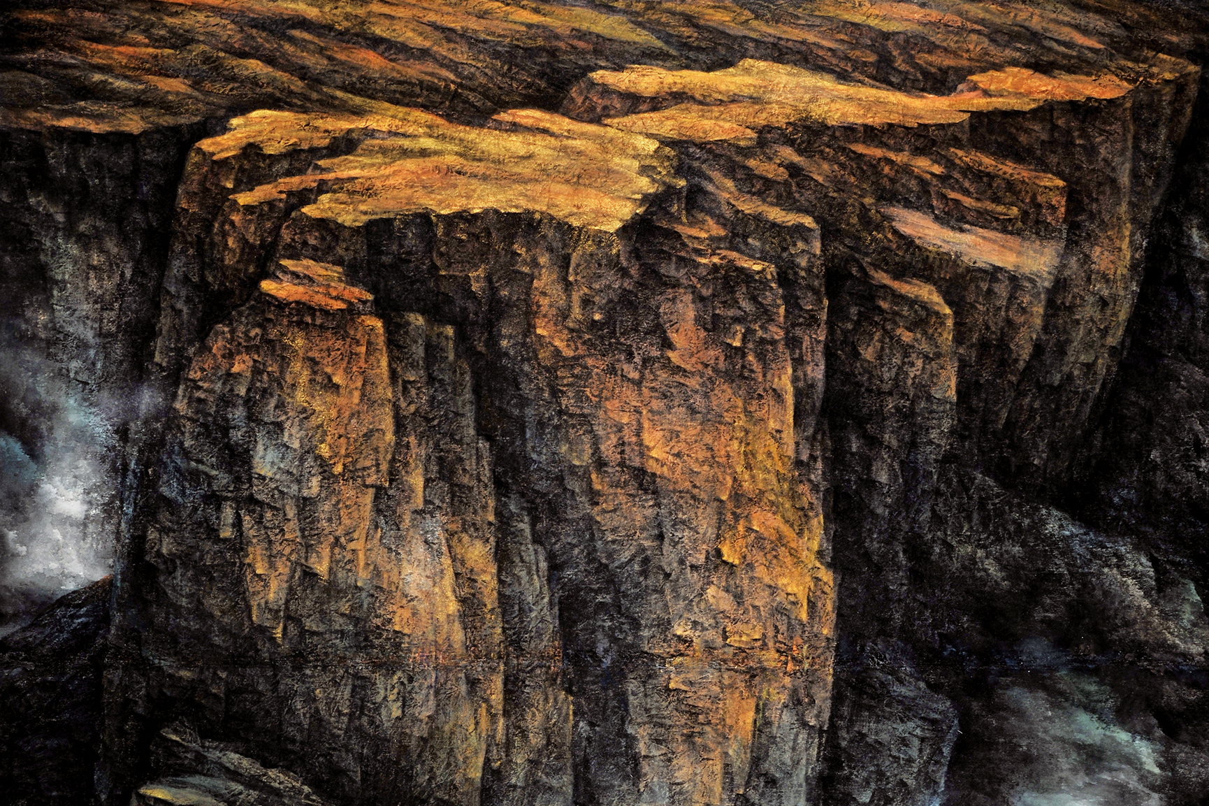  p>《东方魂》是现代画家旷小津于1999年创作的山水画. /p>