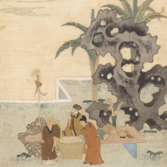 顾绣三酸图镜片_百度百科
