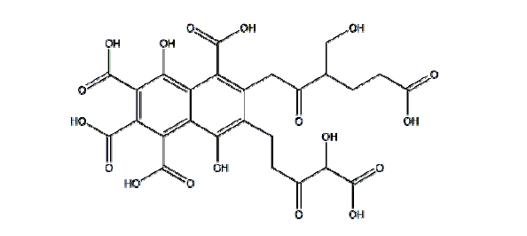 data-lemmaid="1139456">腐殖质 /a>中提取的一种物质,分子量较低