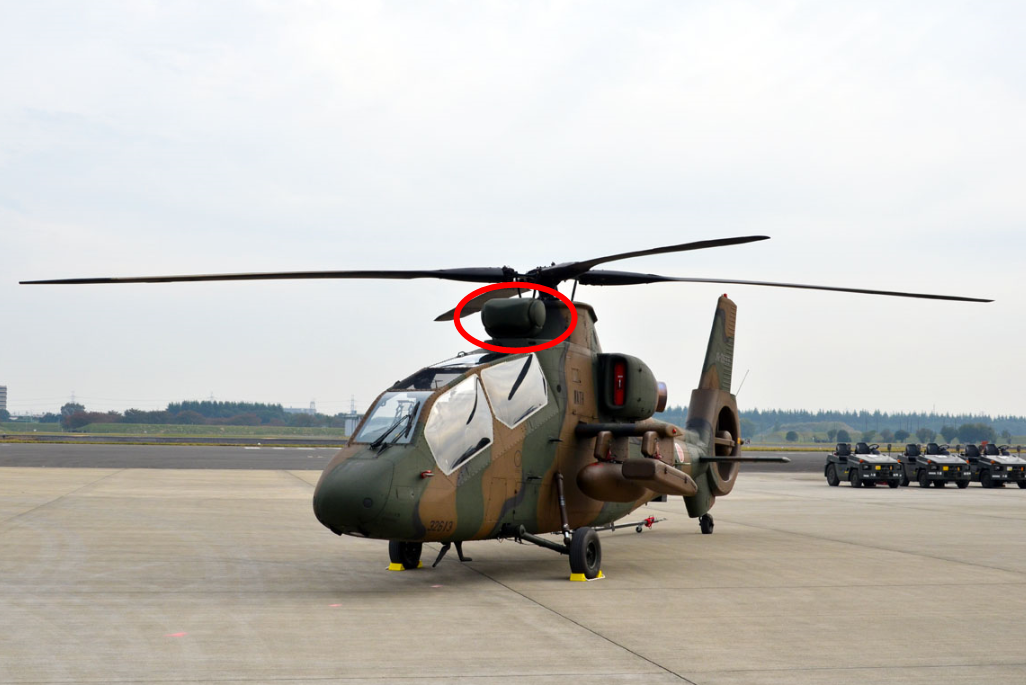 日本oh-1武装侦察直升机