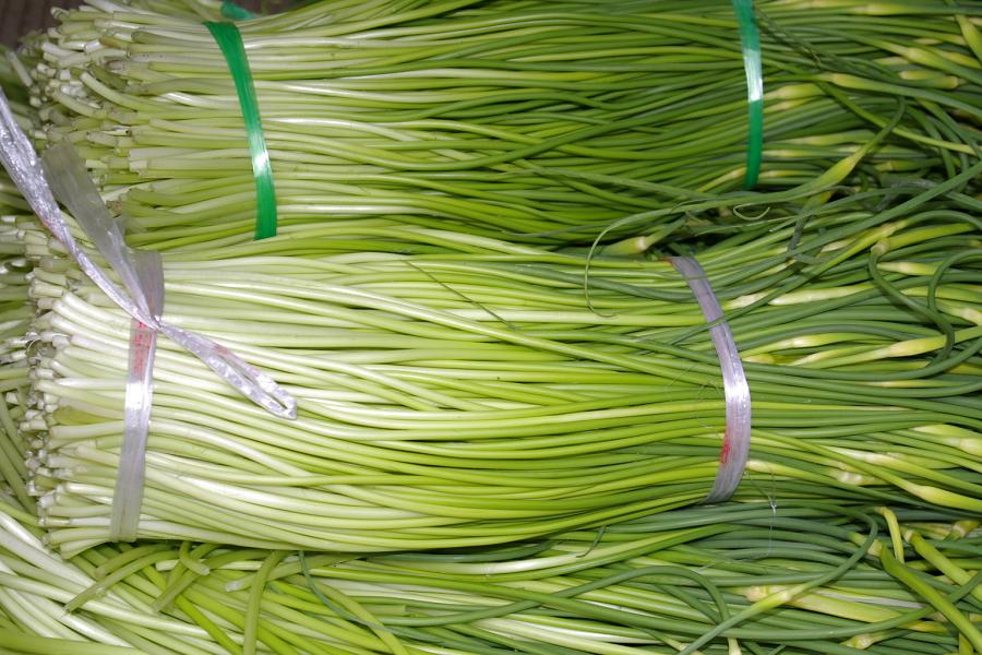  p>蒜薹(蒜苔),又称蒜毫.
