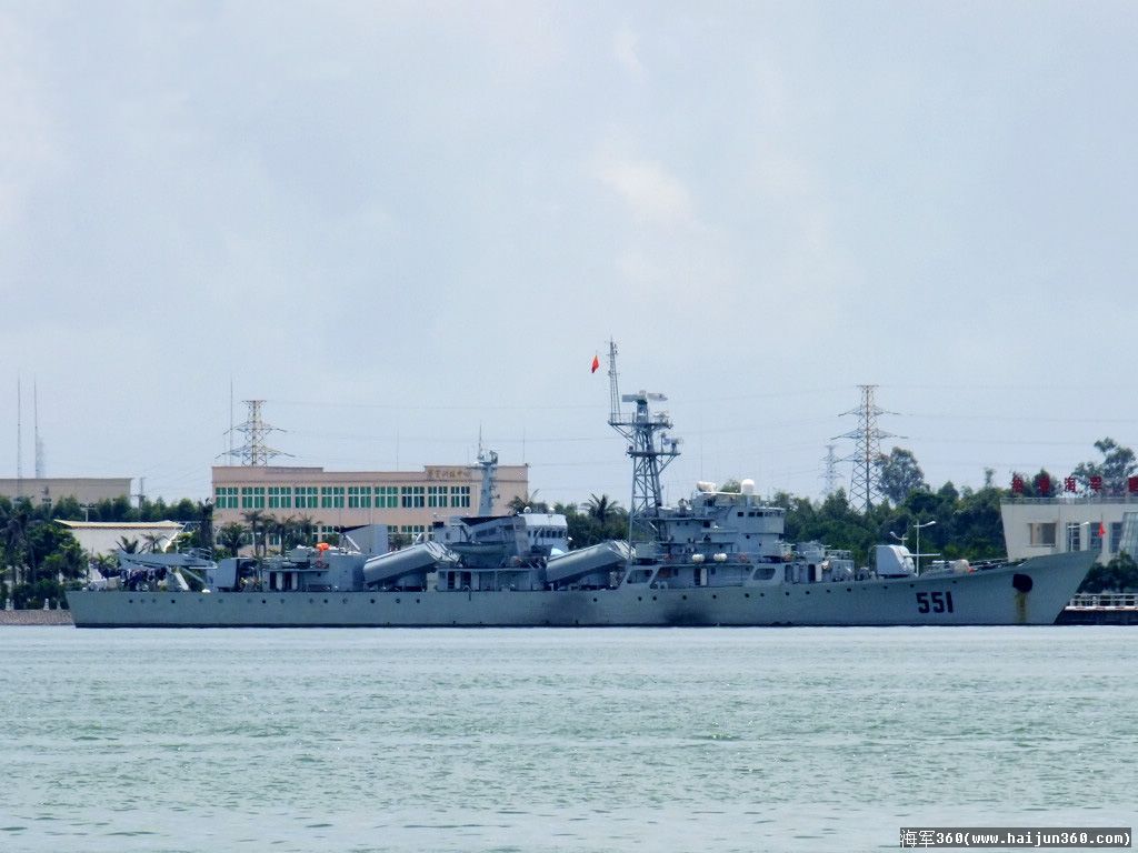  p>江湖Ⅰ级(053h)--551茂名号是053h型(江湖i级)导弹护卫舰.