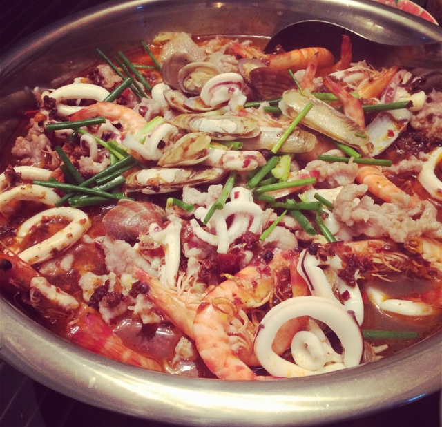 水煮海鲜大杂烩