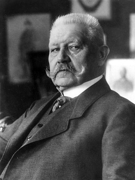  p>保罗·冯·兴登堡(paul von hindenburg,1847年10月2日—1934年8月