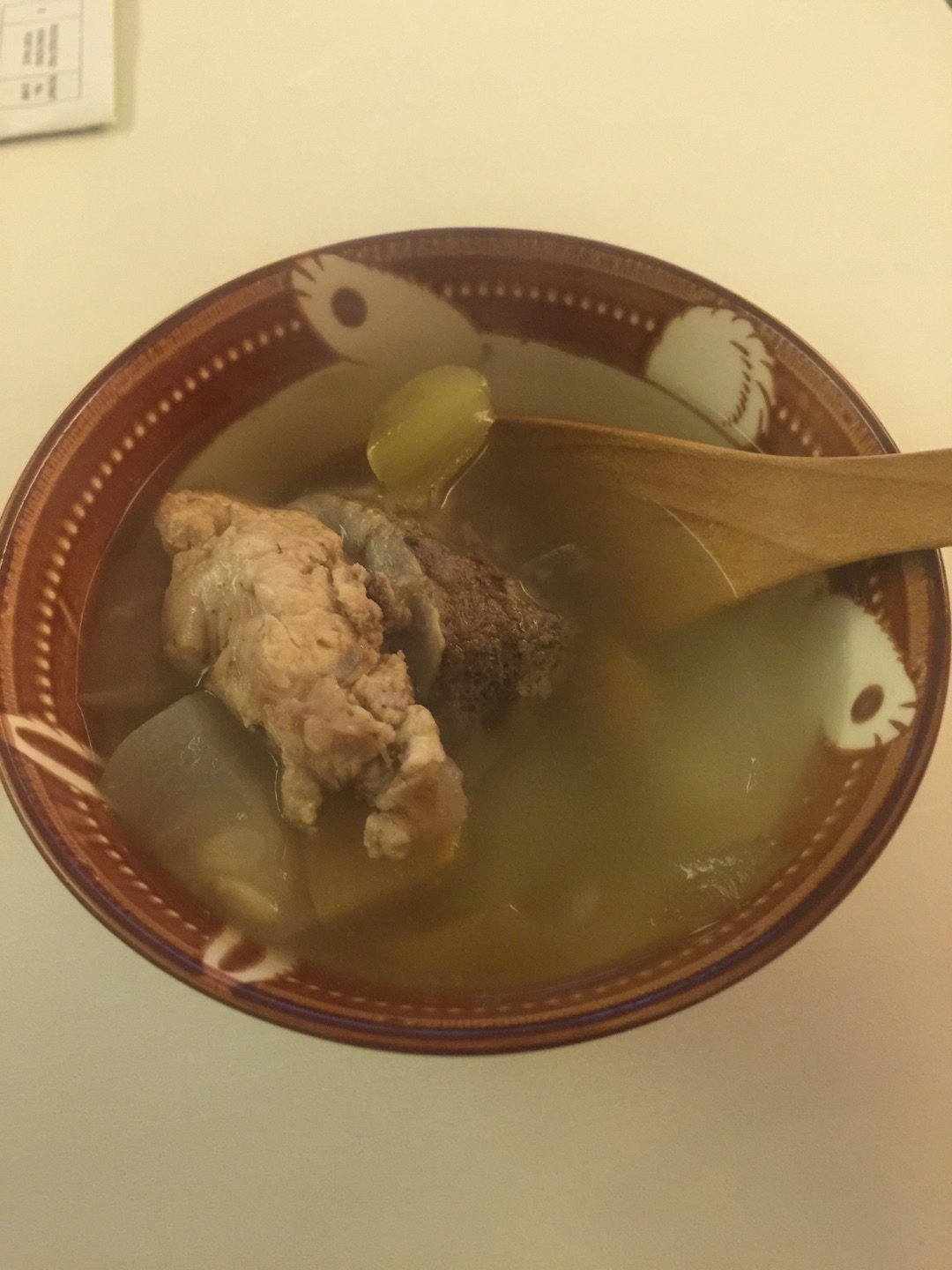 节瓜蚝豉猪骨汤