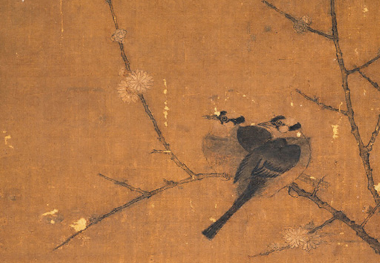  p>《腊梅山禽图》是北宋皇帝,书画家 a>赵佶 /a>所创作的一幅设色