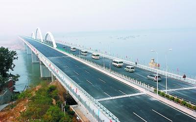 福州湾边大桥
