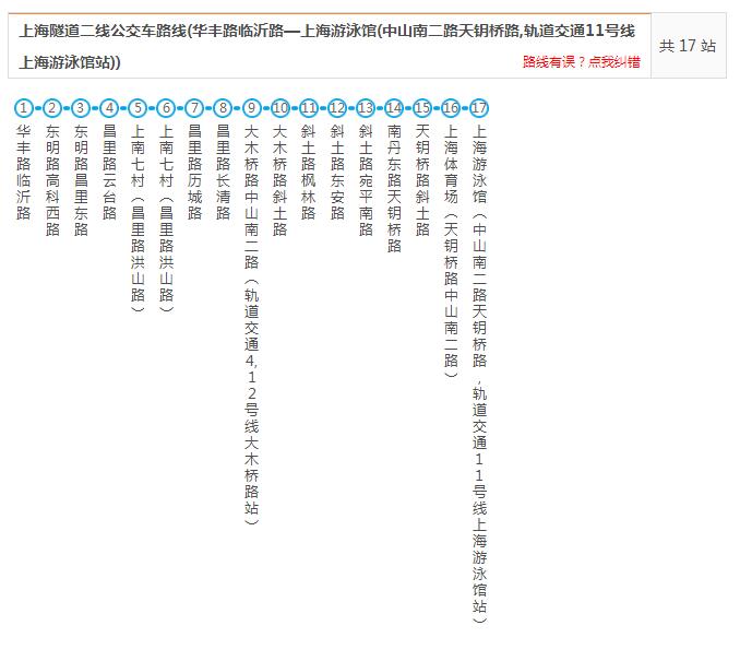 上海公交隧道二线