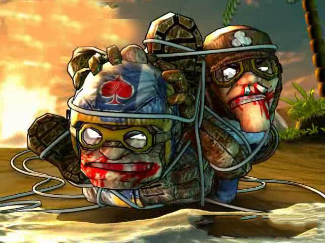 打个大西瓜》(英文名see through),片长16分钟,是一部反战题材的动画