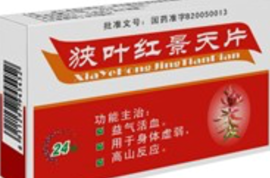 狭叶红景天片