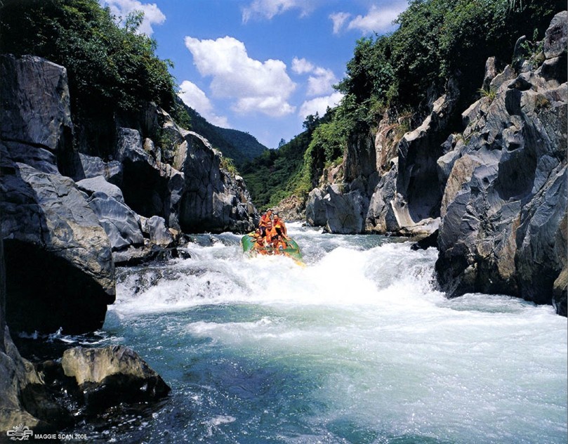 汝城热水河漂流