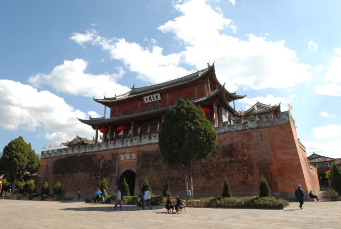巍山古城拱辰门,商丘古城拱辰门_大山谷图库