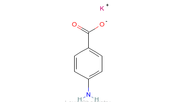  p>对氨基苯甲酸钾是一种化学物质,化学式为c7h6kno2,分子量为175.