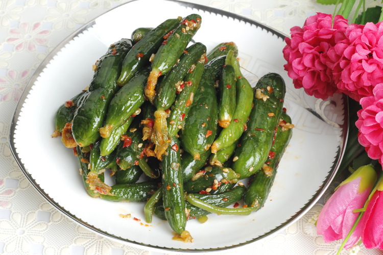 豆瓣拌小黄瓜