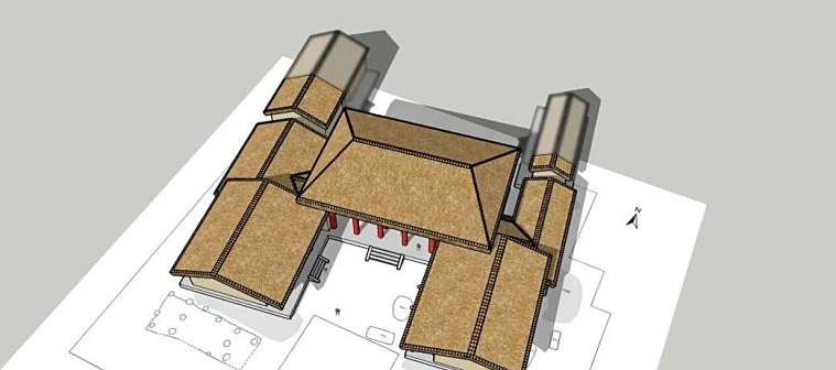 <p>一号建筑基址