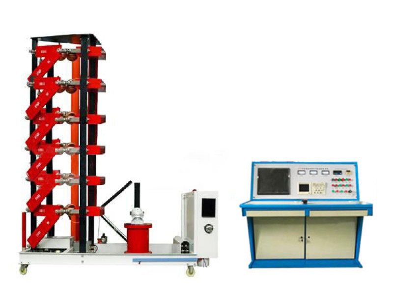 冲击电压发生器特点:路电感小,并采取带阻滤波措施,在大电容量负载下