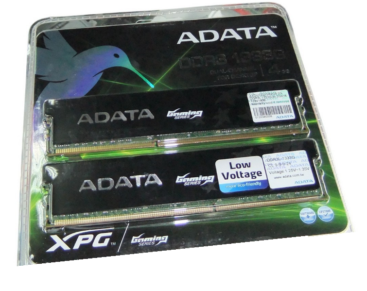 威刚游戏威龙超低电压版 4gb ddr3 1333g