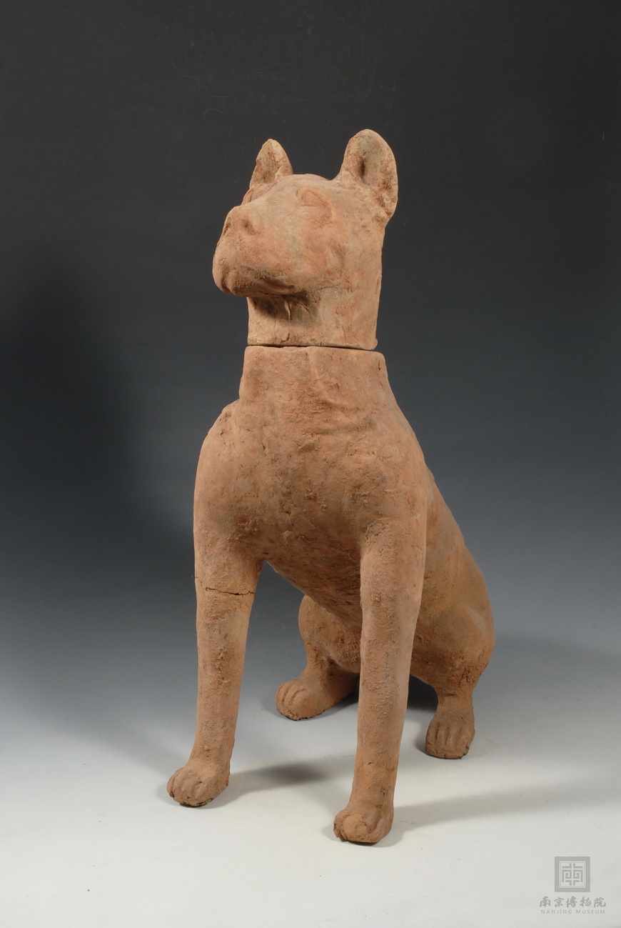 东汉陶坐狗