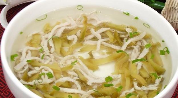 榨菜肉丝汤