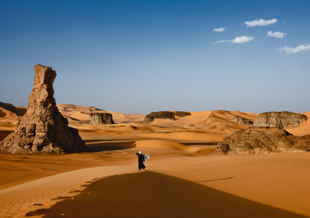 大古城沙漠奇景