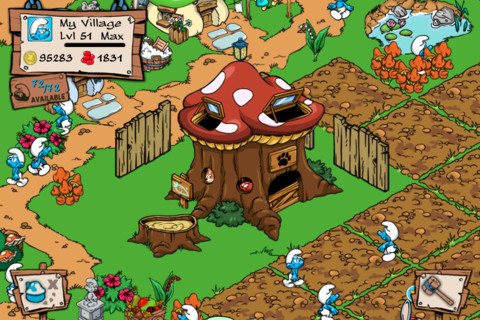 蓝色小精灵村庄