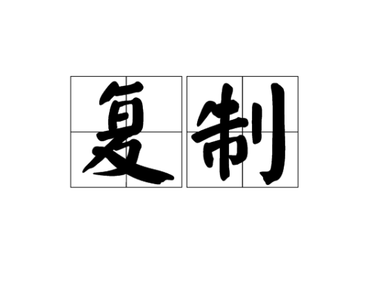 复制（汉语词语）_百度百科