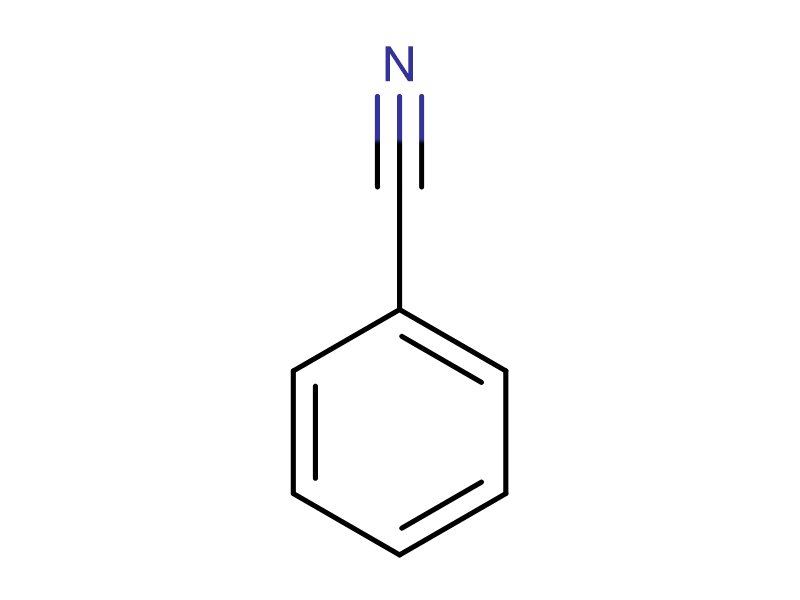  p>苯甲腈,无色油状液体,有杏仁的气味.