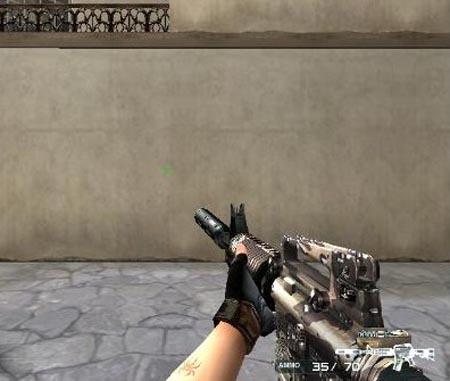  p>m4a1-t,亦称"虎皮m4".