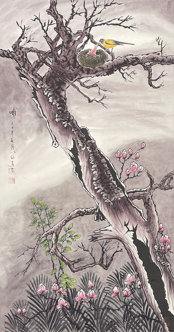 中国近现代名家画集(大红袍)朱以让画集