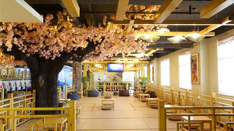  p>水沐年华汤泉宫位于徐州市睢宁县高作镇高南社区德邦物流分拣中心