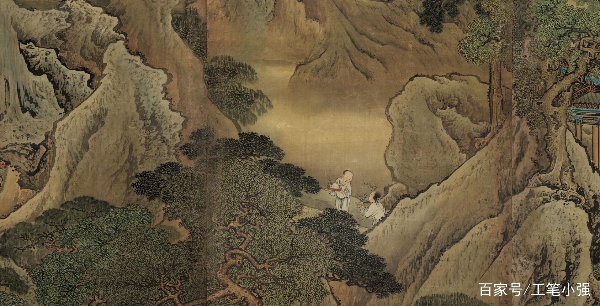 画风工整、华丽，与袁江相似。其精品有胜于袁江者的袁耀作品赏析_百科TA说