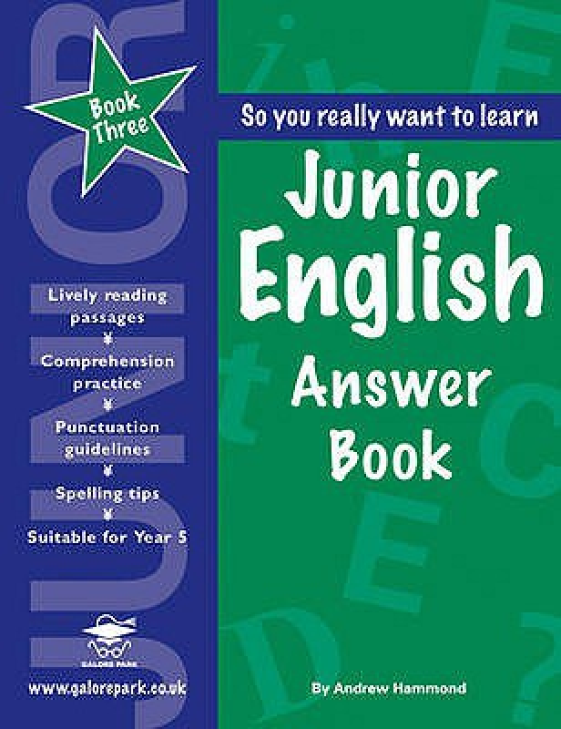 junior english book 3 answer book