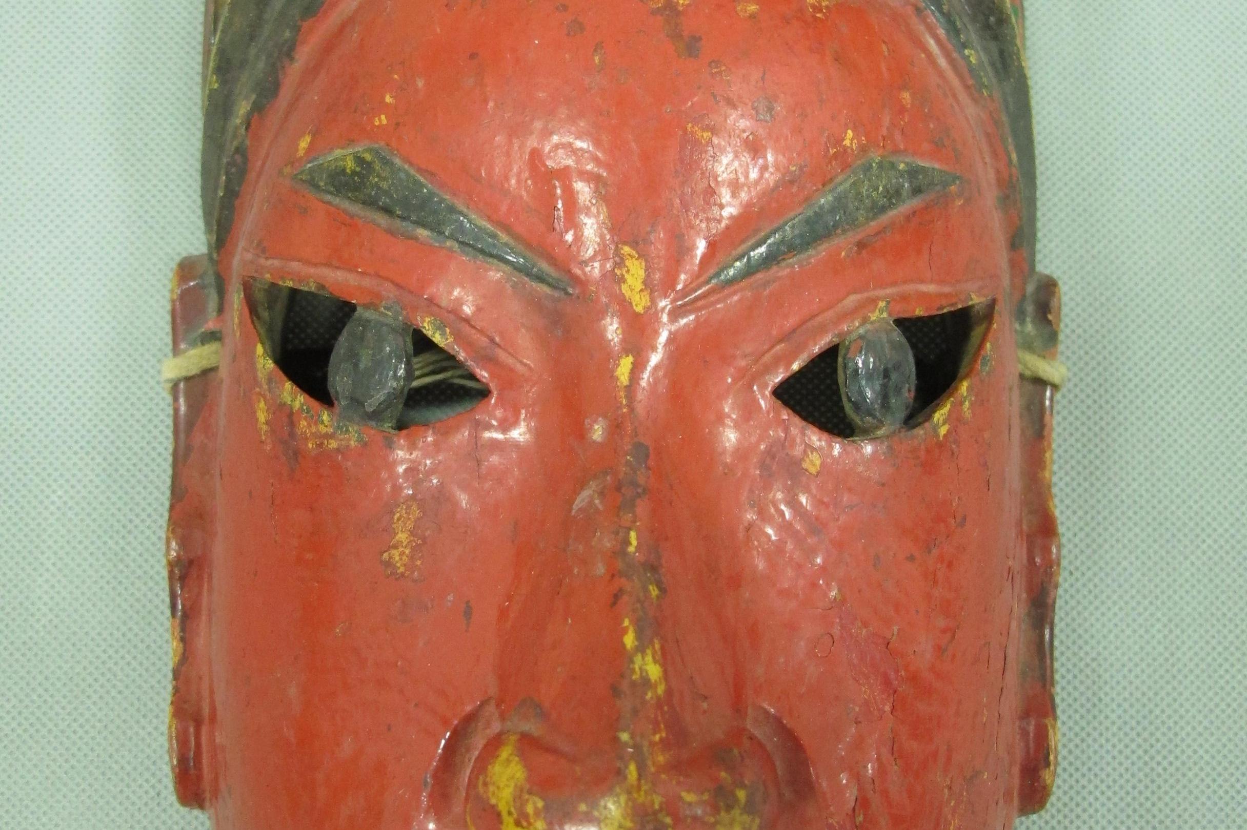 当代广西将军傩面具