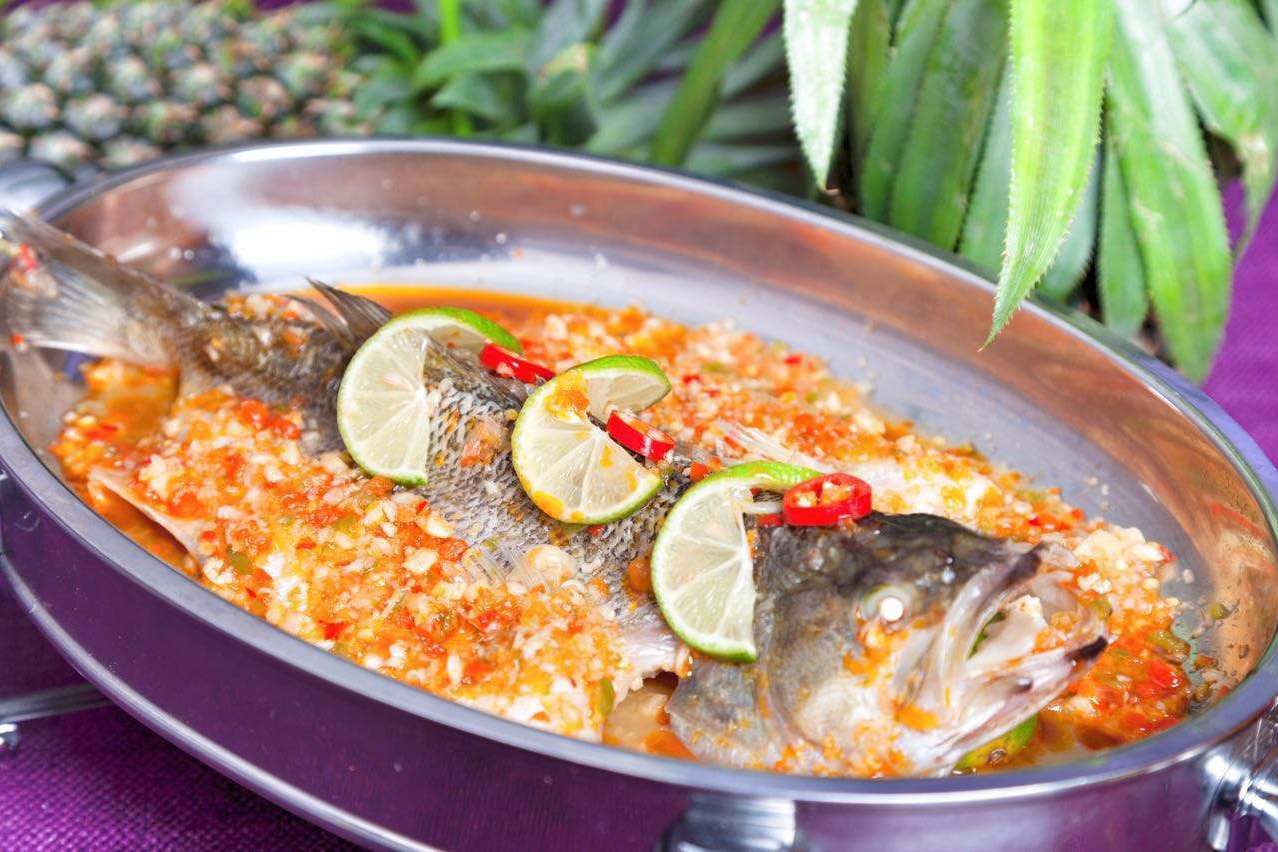 泰式蒸鲈鱼