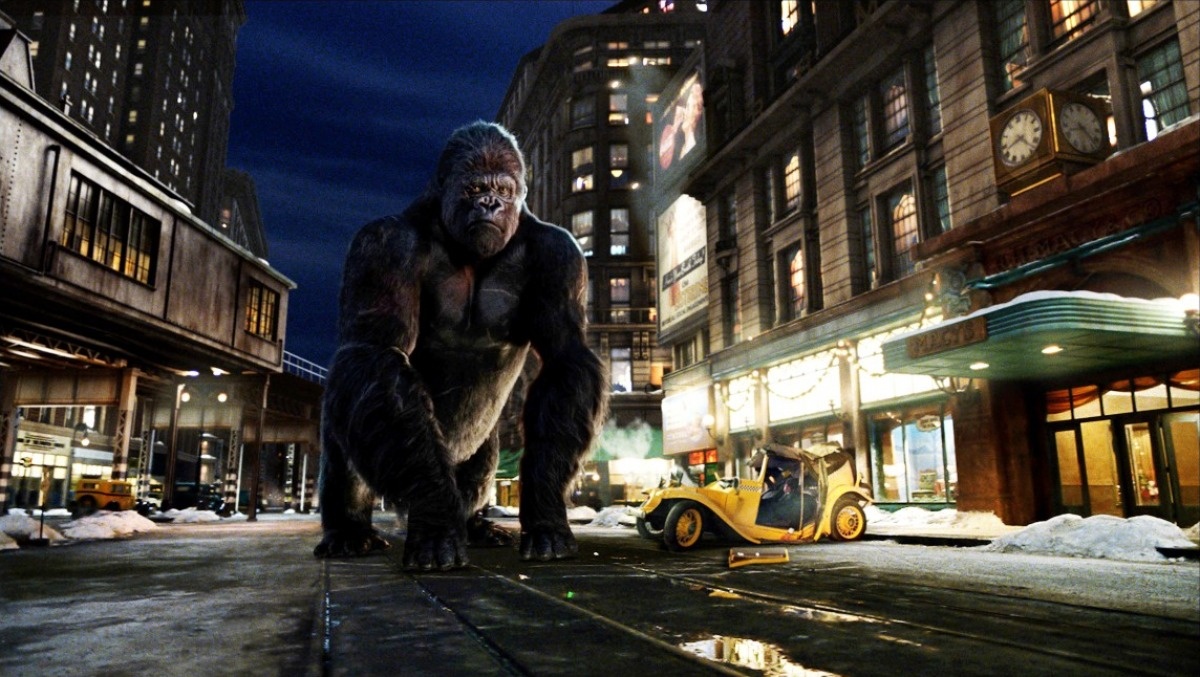 《金刚》是2005年上映的一部冒险电影,重拍1933年经典同名电影《金刚