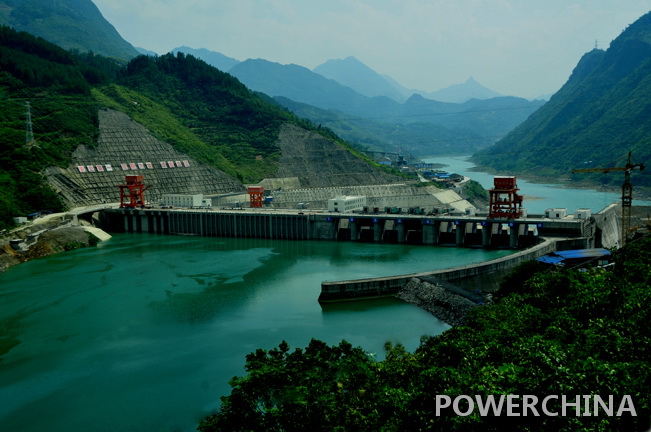 重庆长江小南海水电站