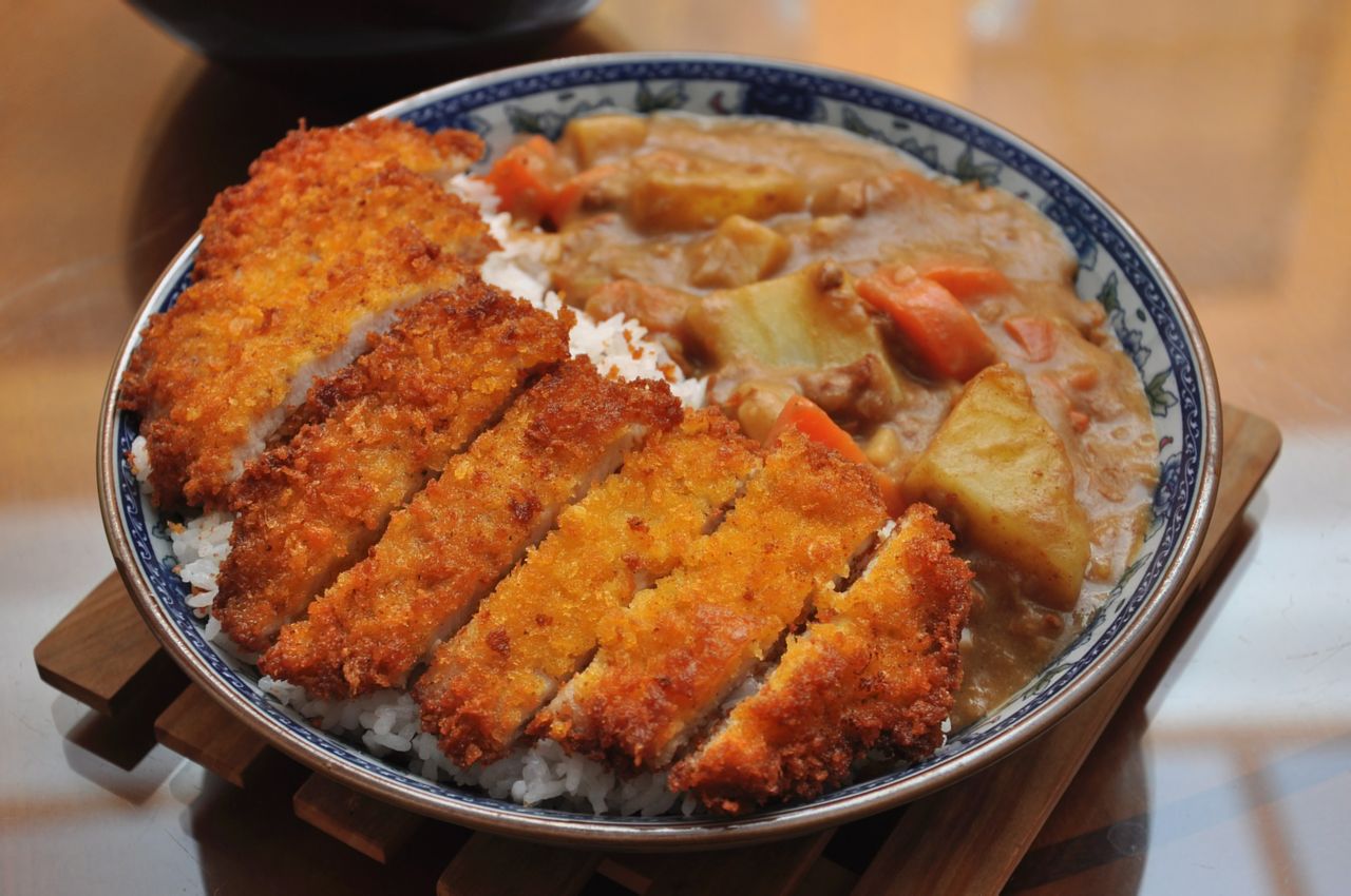 咖喱吉列猪扒饭