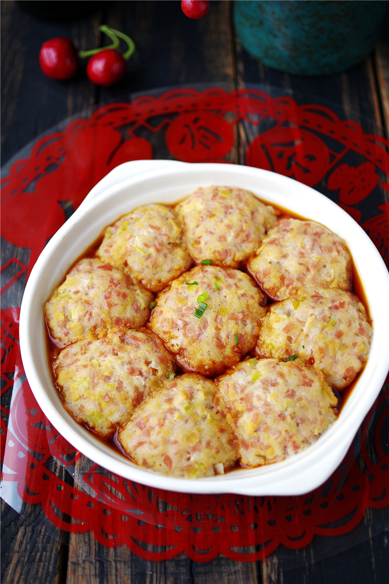 清蒸豆腐丸子