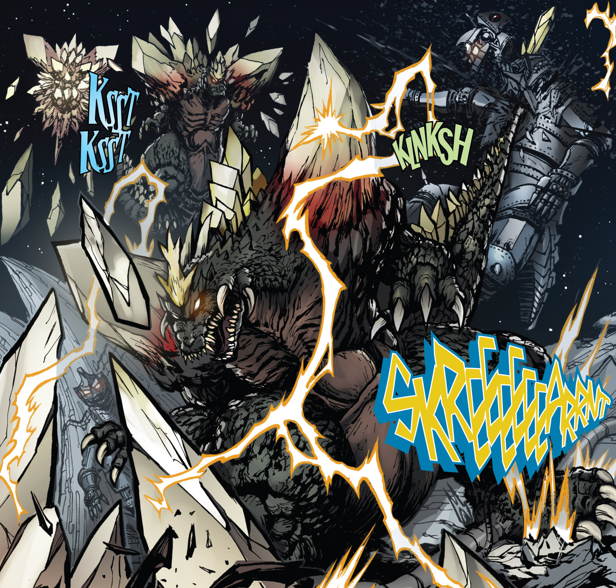 《哥斯拉:地球统治者》是idw创作的科幻魔幻类漫画,登场怪兽主要有