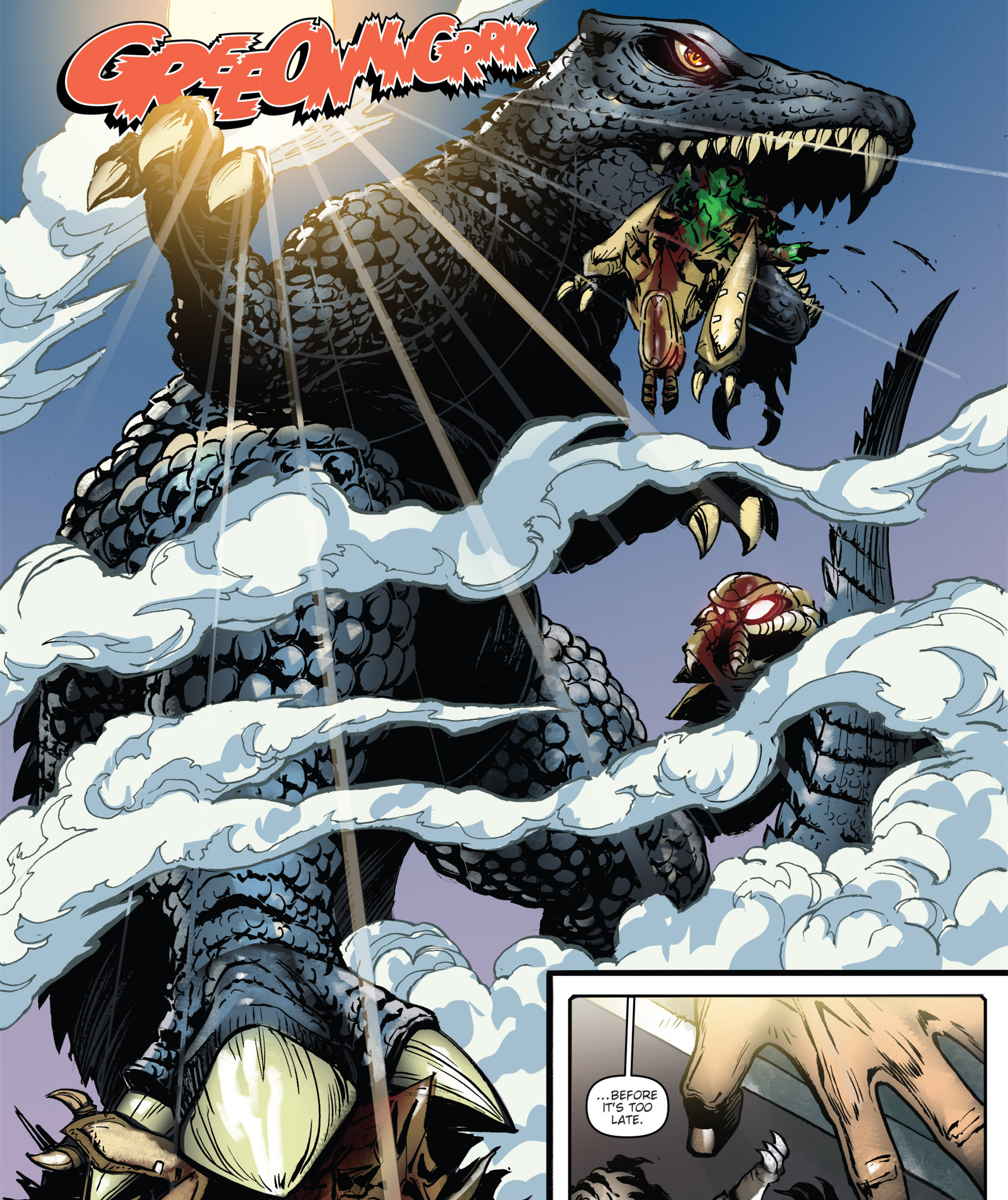 是idw创作的科幻魔幻类漫画,登场怪兽主要有哥斯拉,古莫加等