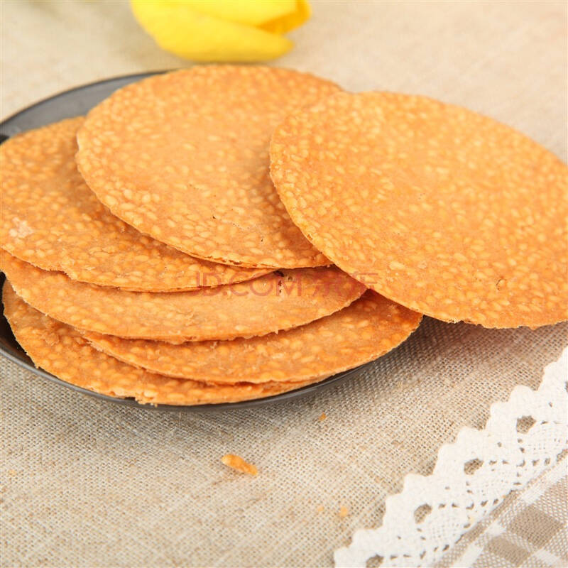 芝麻香蕉薄脆饼