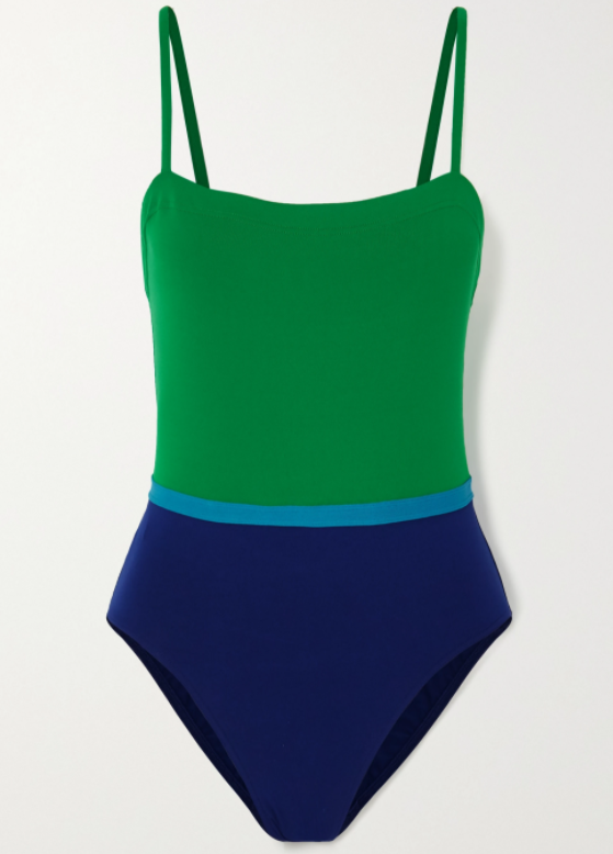 costa rica ara拼色连体泳衣