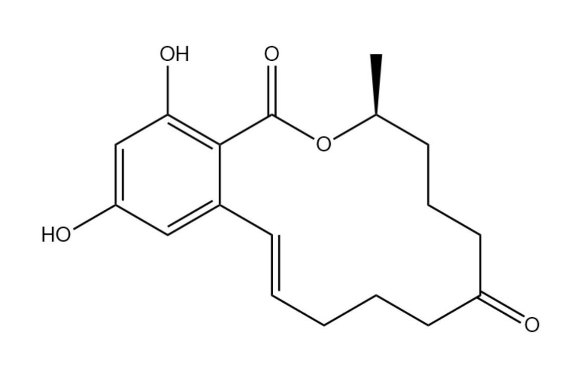  p>玉米赤霉烯酮,又名f-2毒素,是一种有机化合