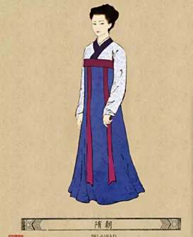 <p>隋朝女子服饰