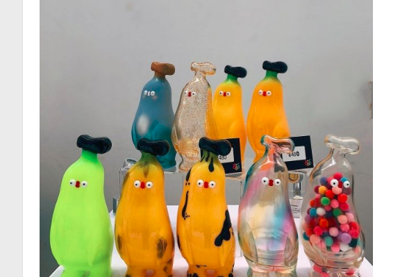 flabjacks golden carnival boo 香蕉人搪胶公仔